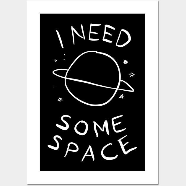 I Need Some Space Wall Art by VintageArtwork